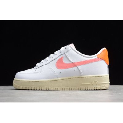 Nike Bayan Air Force 1 '07 Beyaz / Pembe Kaykay Ayakkabı Türkiye - SGMRYKLB